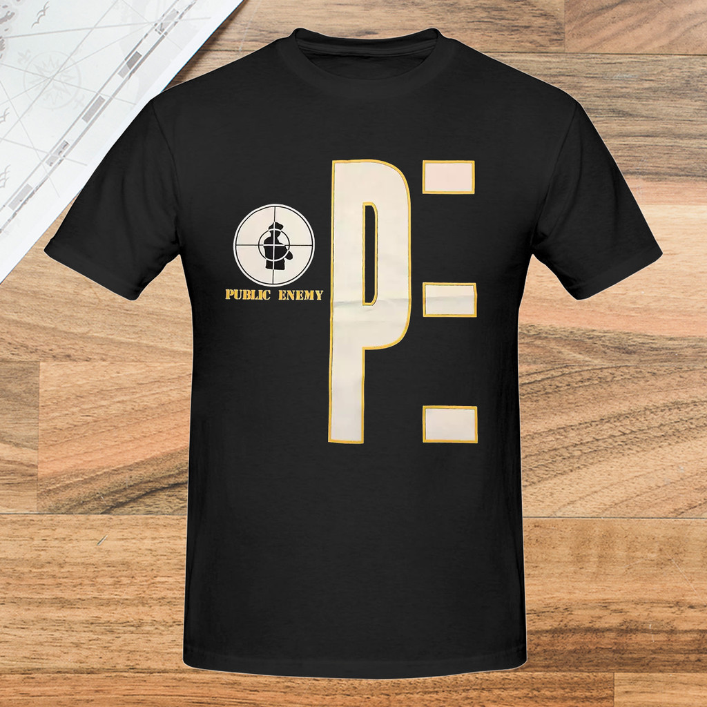 [HOT] เสื้อยืดชาย Hiphop ของสาธารณะ Enemy Band Rap - คอกลมสไตล์เท่