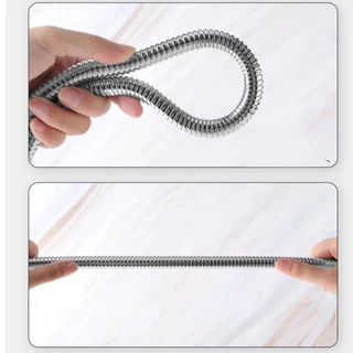 GLOPEARL สายฝักบัวสแตนเลส 304 สำหรับห้องน้ำ ความยาว 1.2 เมตร / 1.5 เมตร ยืดหยุ่นสูง แข็งแรง ทนทาน ไม่เป็นสนิม