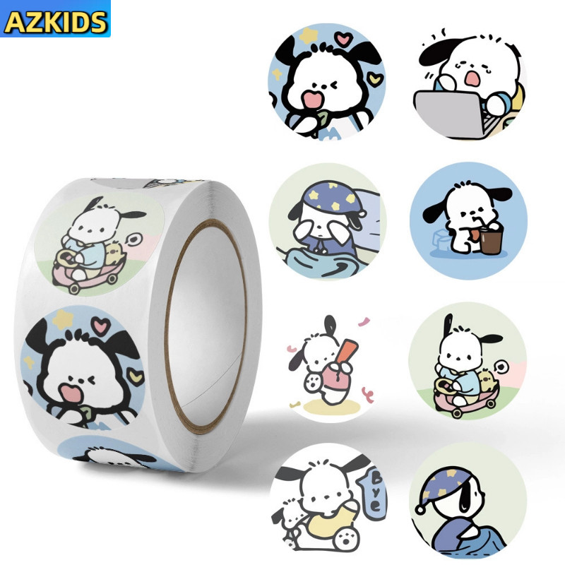 Pacha Dog Daily Stickers Children Cartoon Toys Handbook Decorative Label Stickers