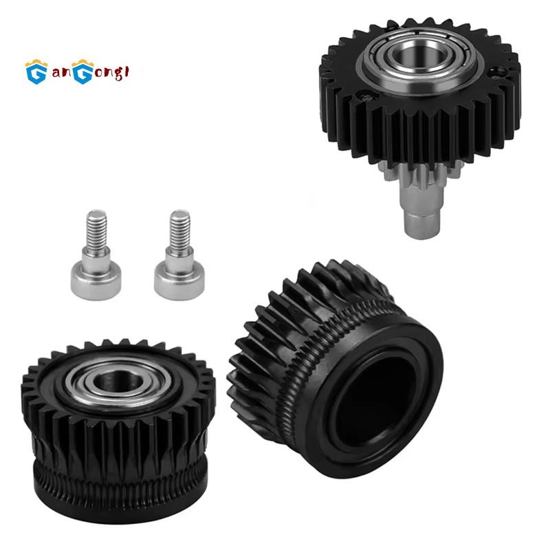 [gangong1]K1C Extruder Gear โลหะทั้งหมด Filament Drive Gear สําหรับ K1 Max/K1 Extruder Gear สีดํา