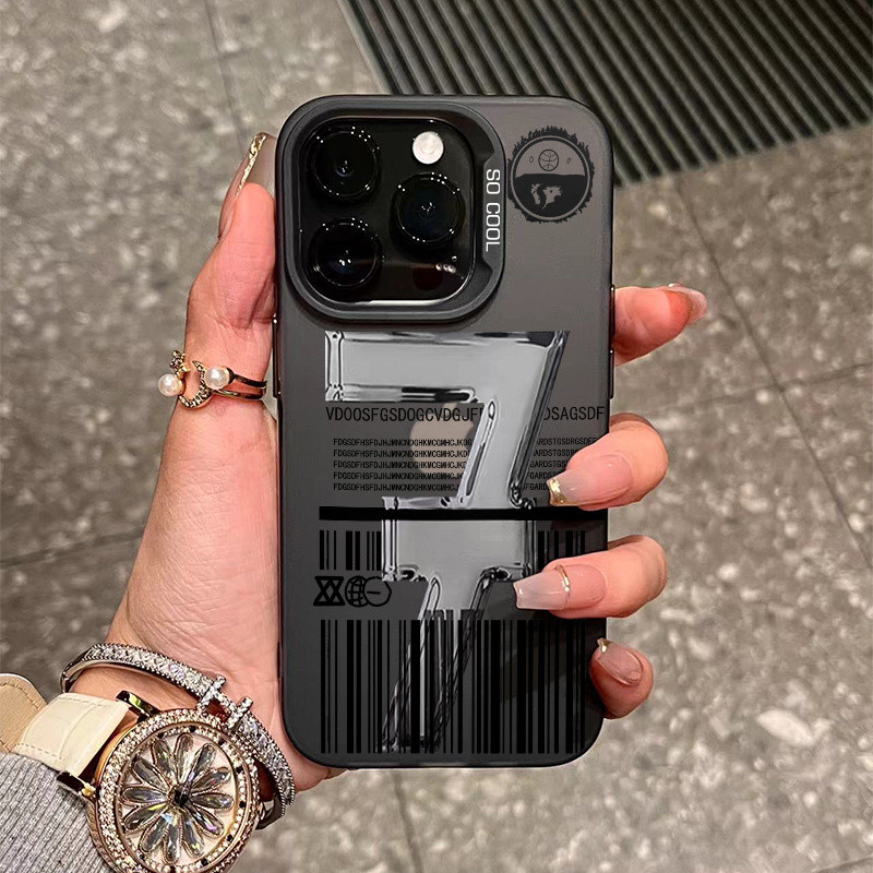 ZXR2 เบอร์ 7 1511 การ์ตูน 7/Apple A186/iPhone4 Simple Label promax เหมาะสําหรับเคสโทรศัพท์บางเฉียบ T