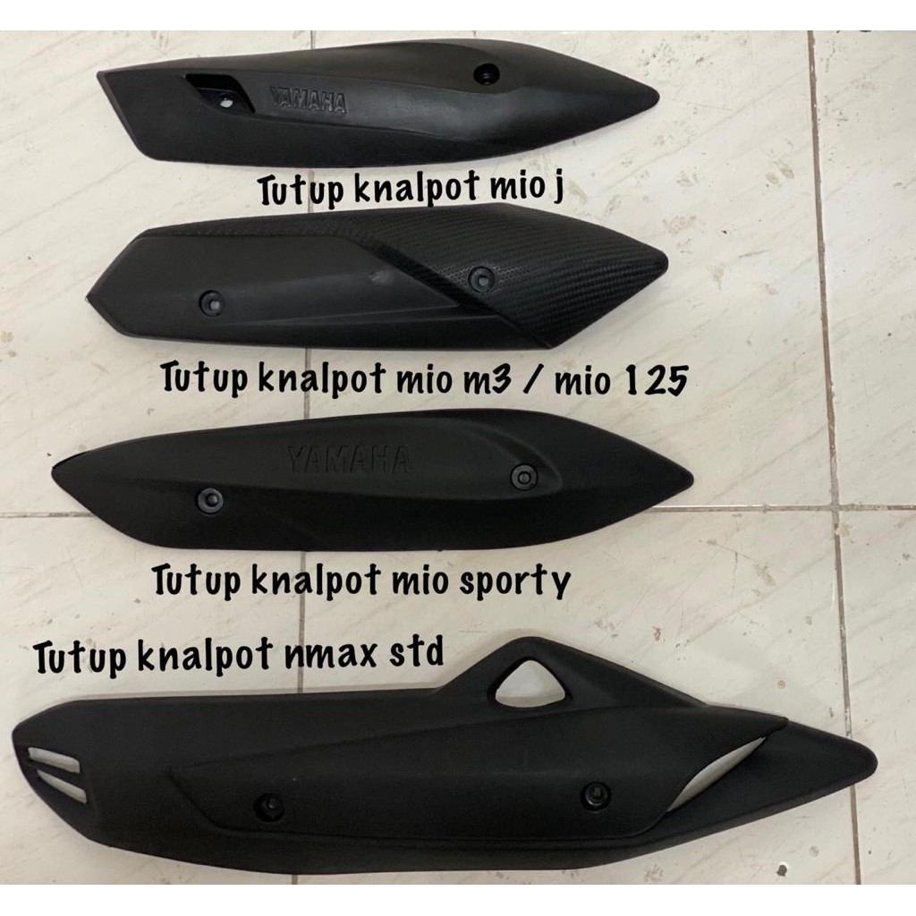 Mio Nmax ฝาครอบท่อไอเสีย Protector Shield ฝาครอบท่อไอเสีย Yamaha Mio J Mio M3 Mio Sporty Nmax MotorZone