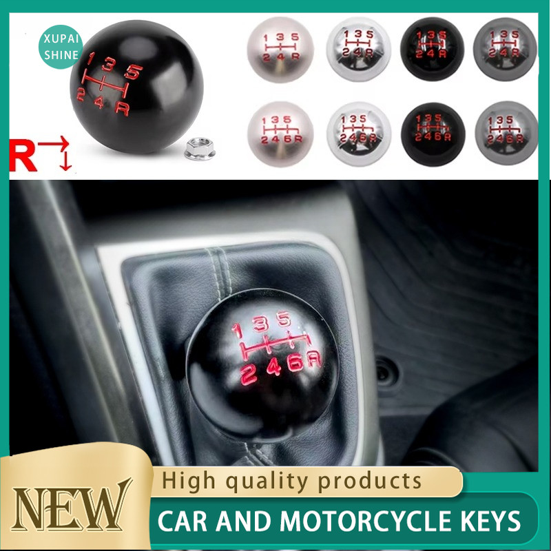 xps อลูมิเนียม 5/6 ความเร็ว JDM Ball Shape Shift เกียร์ลูกบิด M10*1.5 สําหรับ Honda Fit Civic City F