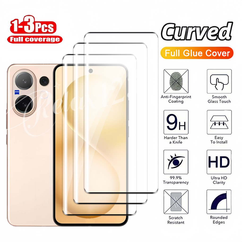 สําหรับVivo V60 5G 2025 3PCSกระจกนิรภัยสําหรับVivoV60 VIVO V 60V VivoV60 V60Pro V60E V60Lite 5Gกระจก