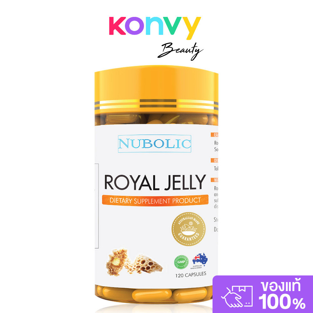 NUBOLIC Royal Jelly 120 Capsules.