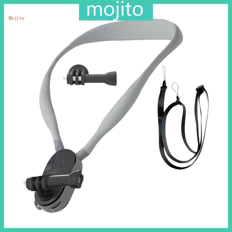 Mojito Action กล้องคอ Mount ซิลิโคนยืดหยุ่น Nonslip สําหรับ Action 5 Professional