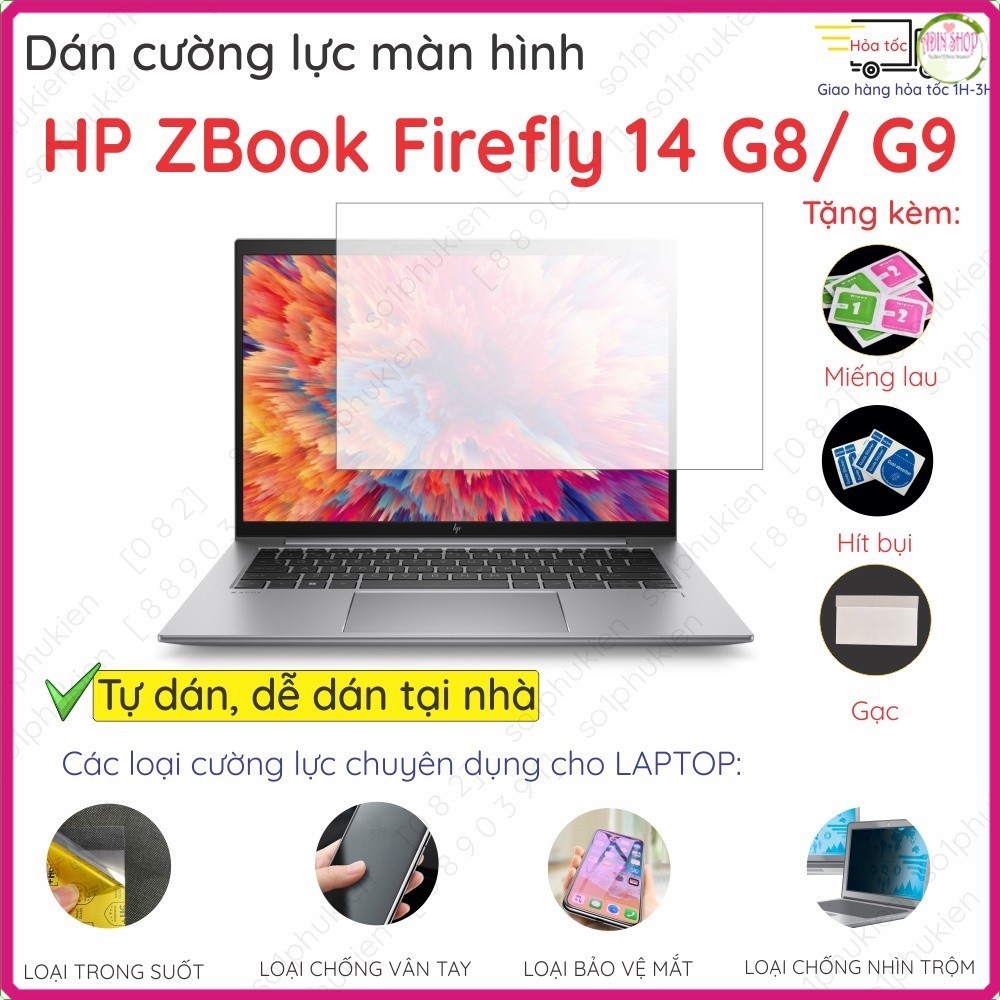 HP ZBook Firefly/ Studio 14 15 16 G7 G8 G9 G10 ฟิล์มกันรอยนาโน ใส หยาบ ปกป้องดวงตา ป้องกันการแอบมอง
