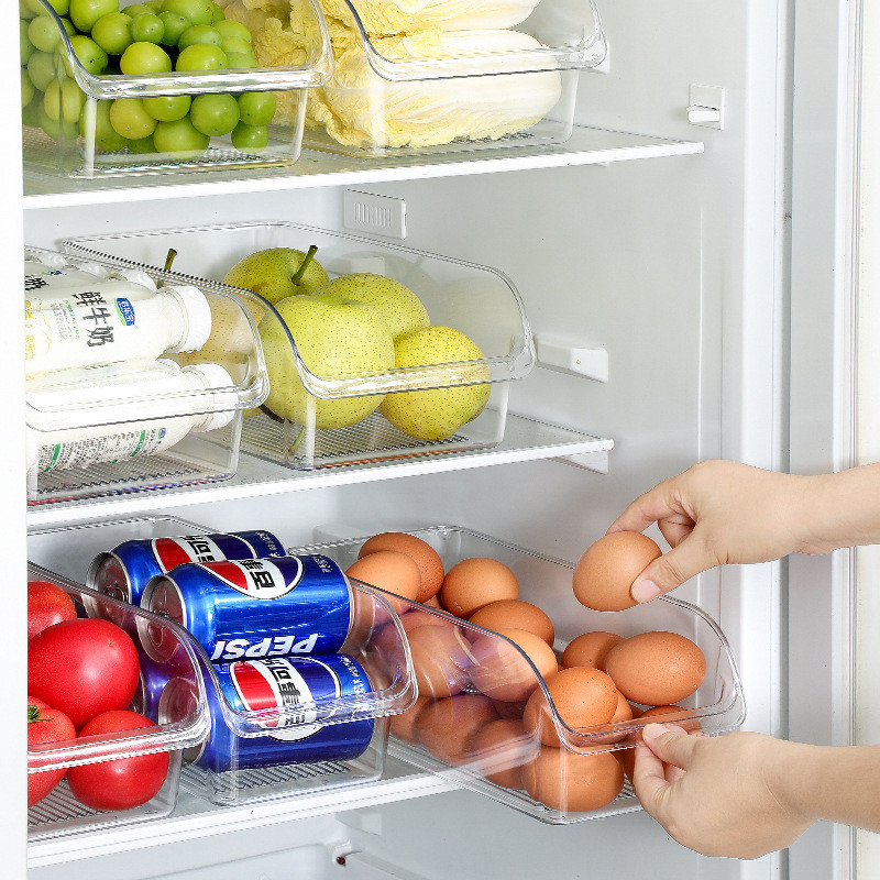 กล่องใส่ของแบบใสก กล่องเก็บของสดกล่องเก็บผล มินิมอล กล่องเก็บของในตู้เย็น พลาสติกเก็บของสด - รูปที่ 7