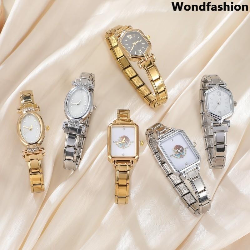 Charm Modular_watch สแตนเลส DIY สำหรับผู้หญิงและผู้ชาย แบบอิตาเลียน ขนาด Fit 9 มม.