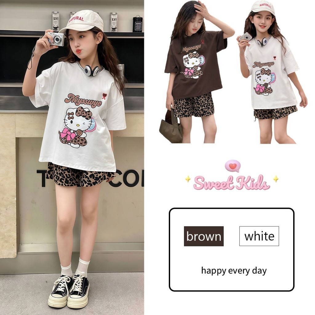 เสื้อผ้าเด็กหญิงแฟชั่นสตรี ที่ส่งตรงจากกรุงเทพฯ 🌸 เสื้อยเชิ้ตแขนสั้นลายพิมพ์น่ารัก พร้อมสินค้าใหม่เพิ่มเข้ามา