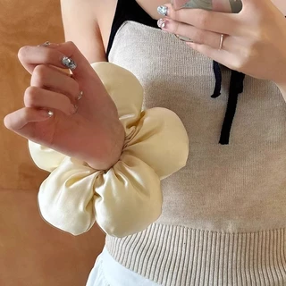 ยางมัดผมดอกไม้ฟองน้ำ ยางมัดผมสามมิติ สไตล์เกาหลี รุ่นใหม่ Hair accessories เครื่องประดับแฟชั่น COD