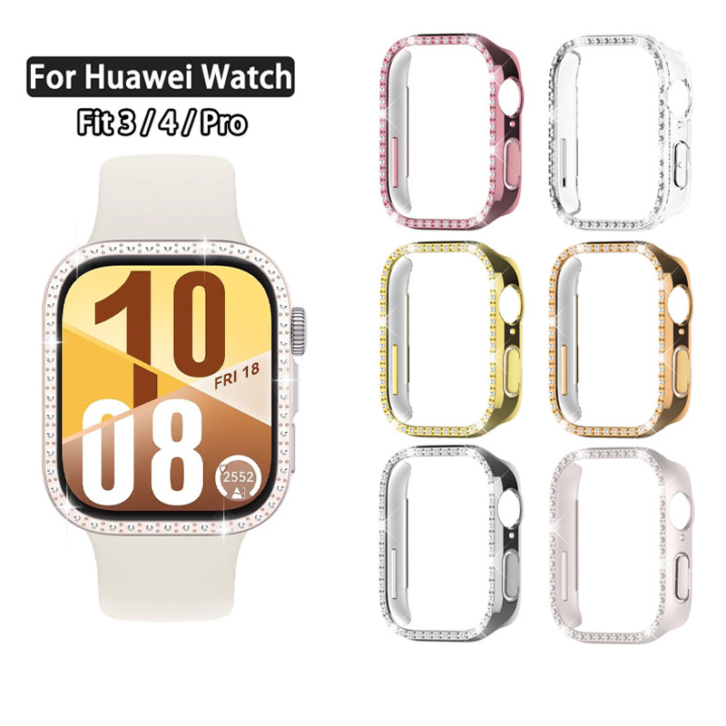 เคสคริสตัลเงาสําหรับ Huawei Watch Fit 3 4 Pro Fit3 Fit4