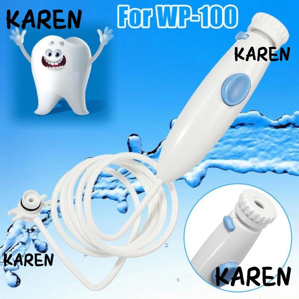 KARENGOODS Oral Irrigator ท่อทนทานอุปกรณ์เสริม ABS Water Flosser Handle สําหรับ Waterpik WP-100 WP-900