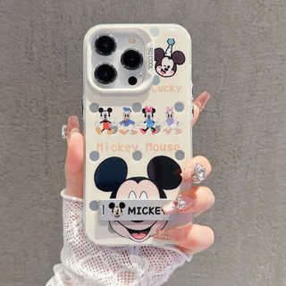 💖Bov💖-เคสไอโฟน เข้ากันได้กับ iPhone 17Promax เคสไอโฟน 16ProMax 15 iPhone 13 11 XS XR 7P ขายึดกระจก-HLMSCY490
