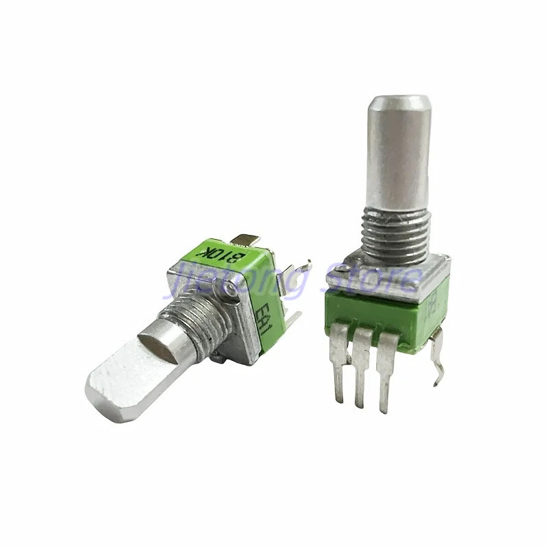 2PCS ALPHA RD901F 09 ประเภท Potentiometer Single-Unit แนวตั้ง 3 Pins B10K 20K 50K 100K Axial ความยาว