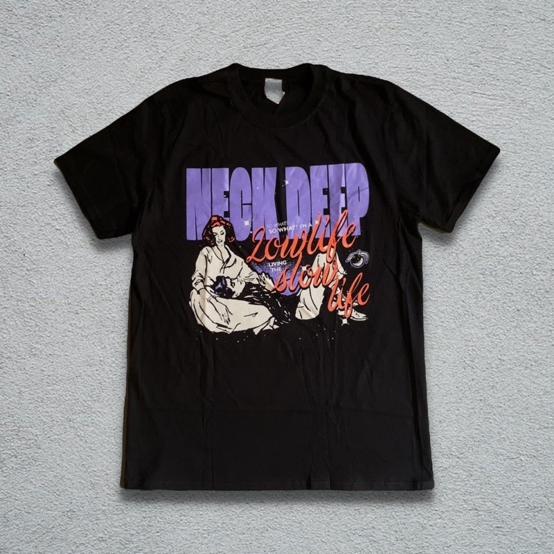 เสื้อยืดคอลึก - Lowlife Couple unisex Thick Combed 24s Cotton Material