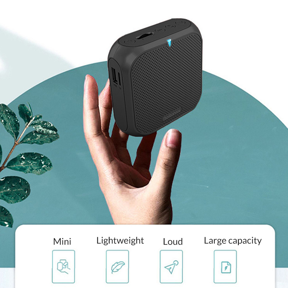 ลำโพงพกพา ไมค์ช่วยสอน ไมค์ไร้สาย โทรโข่ง ขยายเสียง มัคคุเทศก์ เสียงจริง Rolton K400 FM