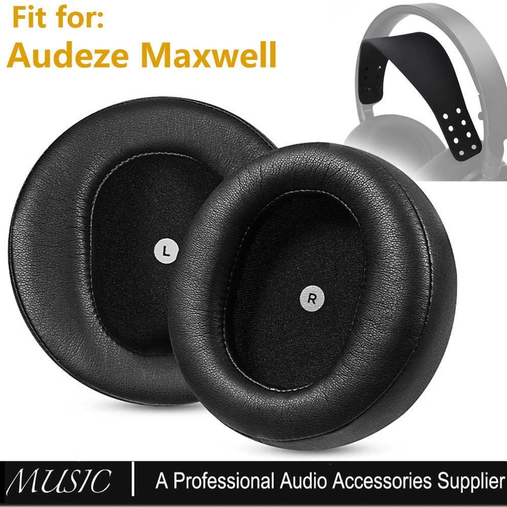 Maxwell Cushions เปลี่ยนแผ่นรองหูฟังแผ่นรองหูฟังสําหรับหูฟัง Audeze Maxwell เพิ่มความหนา โฟมแยกเสียง