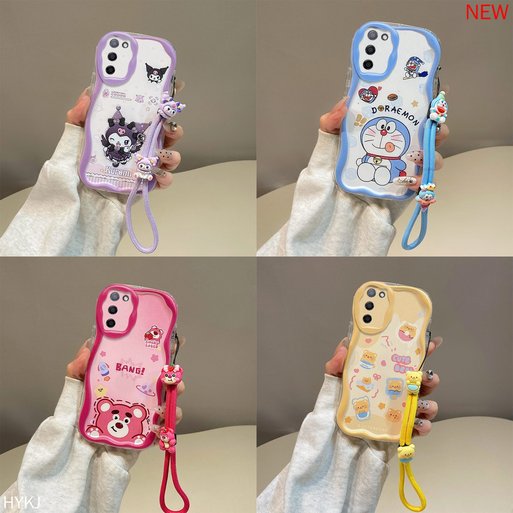 เคส OPPO A55 A53S A56 5G Anti fall อะนิเมะการ์ตูน TPU เคสโทรศัพท์ซิลิโคนอ่อนนุ่ม YN