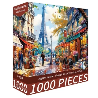 1000ชิ้นการ์ตูนอะนิเมะและภูมิทัศน์รูปภาพปริศนาน่ารักรักษาการบีบอัดปริศนาของเล่นของขวัญ