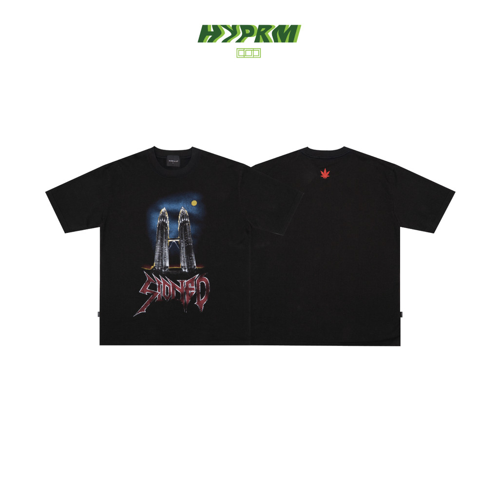 STONED & CO EOT Twin Tower Washed Tee Black