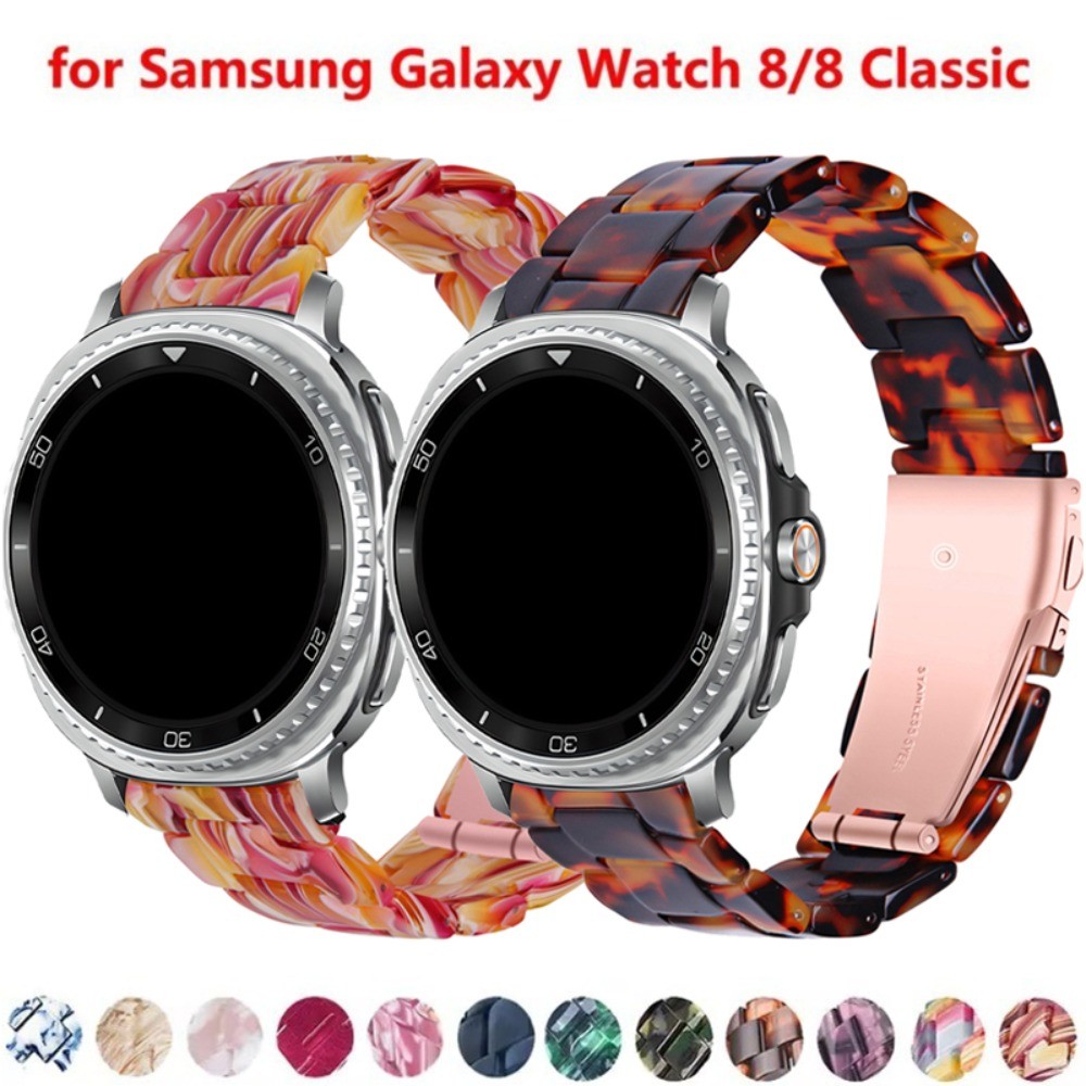 SAMSUNG สายเรซินสําหรับ ซัมซุง กาแลคซี ดู 8 44 มม. 40 มม. / 8 คลาสสิก 46 มม. สายนาฬิกาอัจฉริยะ