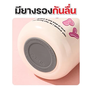 แก้วเก็บความเย็น 500ml ลายน้องแมว สแตนเลส Food Grade ผนังสุญญากาศ เก็บร้อนนาน ฝา 2in1 พร้อมหลอด พกพาง่าย ฐานกันลื่น