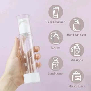 U-choice ขวดปั๊มสูญญากาศ BPA Free ขวดใส่ครีม วดเปล่า 30/50/100 ml ใช้สำหรับแบ่งบรรจุเครื่องสำอาง เครื่องสำอางสำหรับเดินทาง