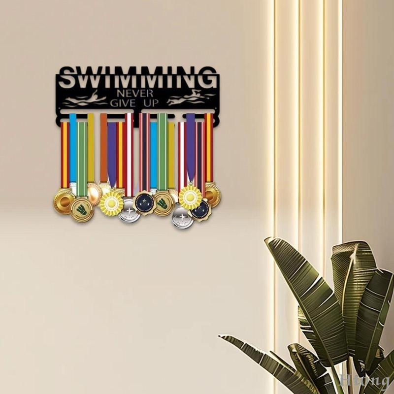 [Htong] Medal Hanger Display Sport Awards Holder ติดผนังตกแต่งประหยัดพื้นที่ Awards Rack สําหรับเบสบ