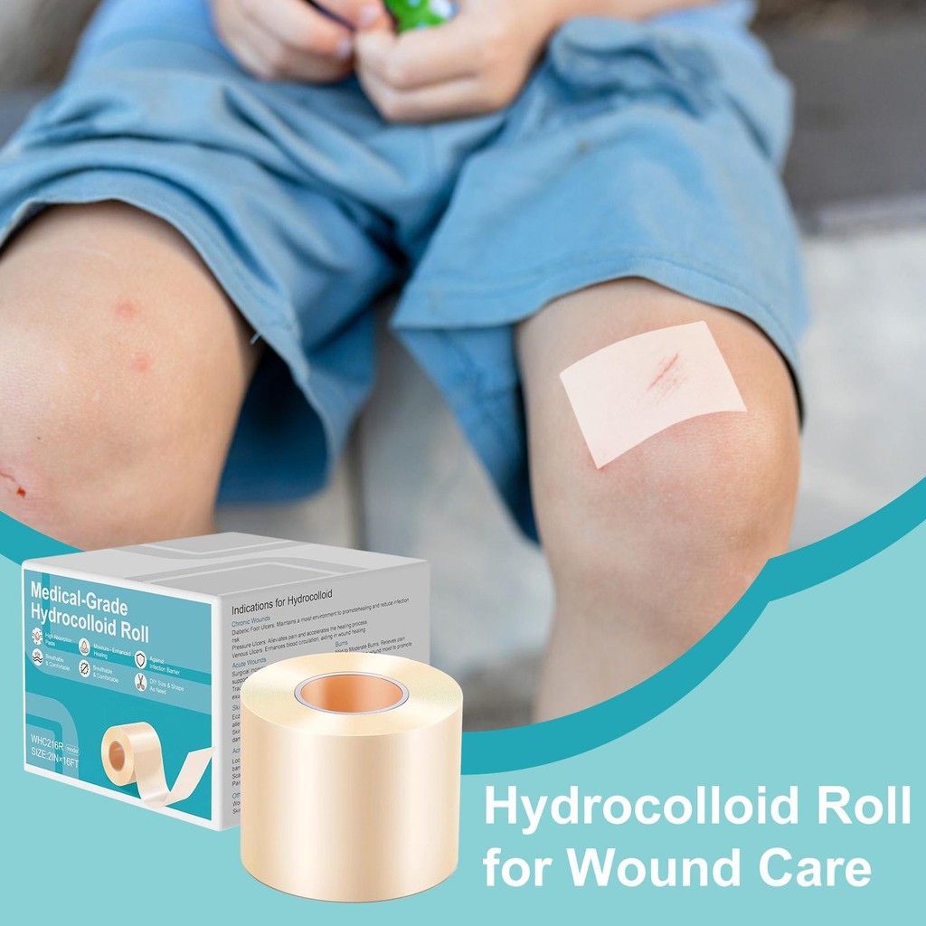 Hydrocolloid Bandages Roll กันน้ํา Hydrocolloid Blister Healing Patch แผลเป็น Healing เทปสําหรับซ่อม