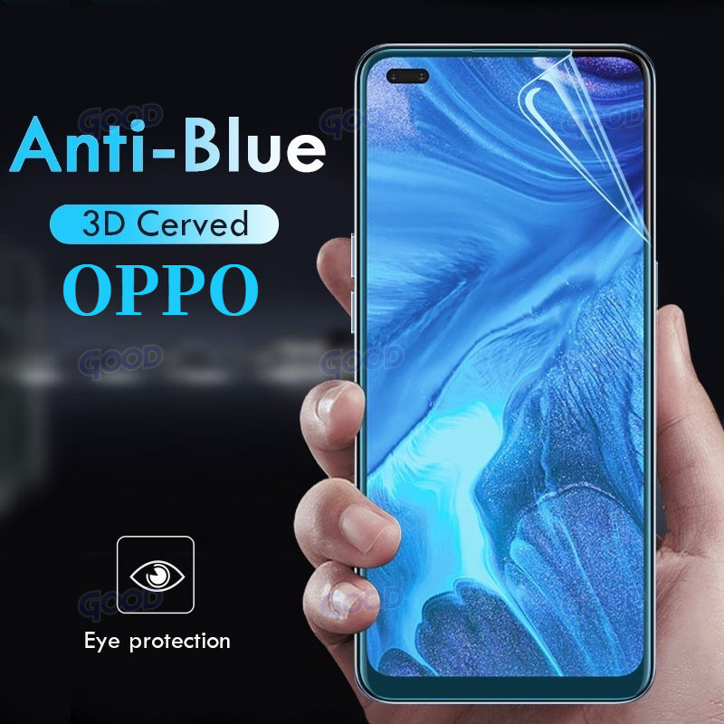 Blue Lightฟิล์มนุ่มHydrogelสําหรับOPPO Reno 14Pro 14F 13Pro 13F 12Pro 11Pro 10Pro + 8T 8Pro 7Z 6Pro 
