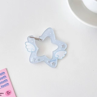 Angel Star Mountain Climbing Hook จี้อะคริลิคสไตล์เกาหลีพวงกุญแจบรรเทาอาการปวดหัวเข็มขัดกระเป๋าแขวนหัวเข็มขัดตกแต่ง