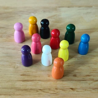 ถูกสุดๆ พร้อมส่ง Wood Token Praw โทเคนไม้ สำหรับบอร์ดเกม หลายสี บันไดงู