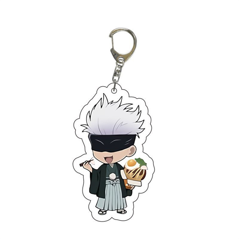 อะนิเมะ Jujutsu Kaisen รูปพวงกุญแจอะคริลิค Cartton Itadori Yji ตัวเลขพวงกุญแจ Kawaii กระเป๋าจี้อุปกรณ์เสริมคอสเพลย์แฟนของขวัญ ราคา ถูกที่สุด ดีลบีเคเค แกลเลอรีภาพที่ 8