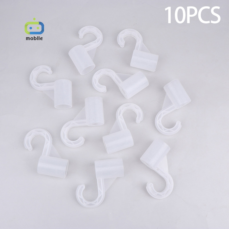 [maygood] 10 ชิ้นพลาสติกตะขอหนาสําหรับสูท Locker ชั้นวางตู้เสื้อผ้า Hook Fitgs DIY Party Supplies เด็กเต็นท์เกมข้อต่อห้อง {TH} ราคา ถูกที่สุด ดีลบีเคเค แกลเลอรีภาพที่ 2