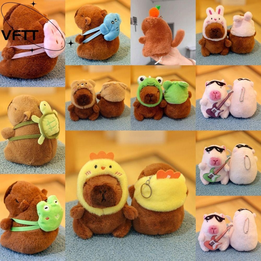 Vftt ตุ๊กตา คาปิบาลา, ตุ๊กตาปลาโลมาน้ํา 10-13 ซม., ของขวัญ คาปิบาลา ตุ๊กตาสัตว์นุ่ม รถของเล่น คู่