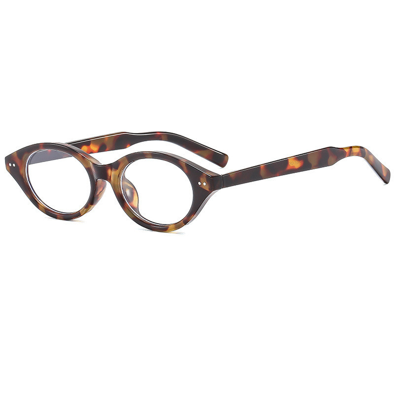 ใหม่กรอบเล็กรูปไข่nordแว่นตาretro Toroiseshell cat eye anti blue Lightแว่นตา