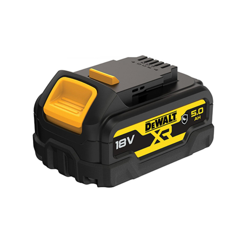 💛Dewalt💛 แบตเตอรี่ (มีเคสกันน้ำมัน) 20V Max 5.0 ah.  DEWALT รุ่น DCB184G-B1