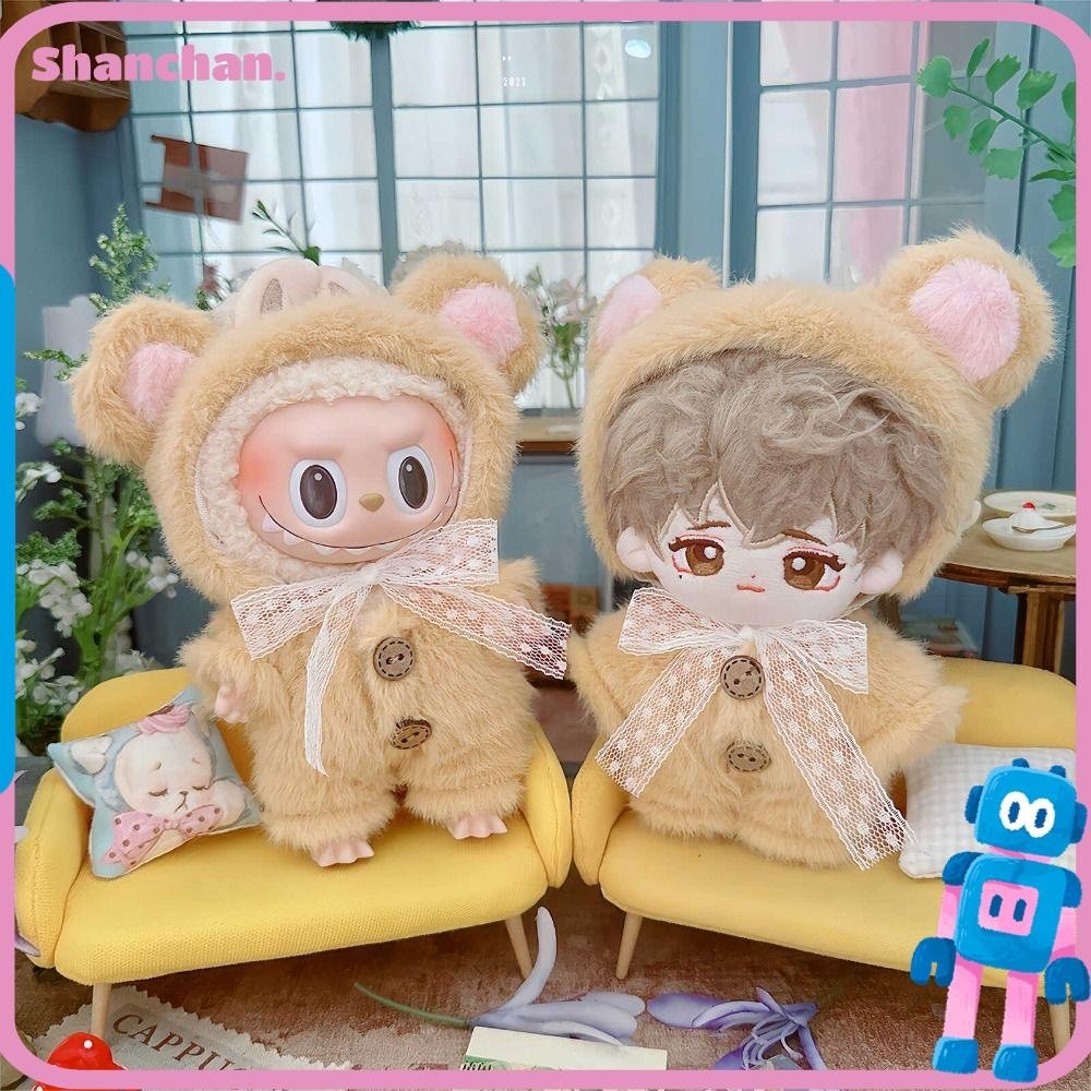 ชานชานลาบู เสื้อผ้าตุ๊กตา,ลาบู เวลาเพื่อชิวที่เต็มไปด้วยตุ๊กตา เพราะ ชุดตุ๊กตาอุปกรณ์เสริม, ขายเฉพาะเสื้อผ้าทําด้วยมือทนทาน น่ารัก ตุ๊กตากางเกงสําหรับ17ซม ลาบู
