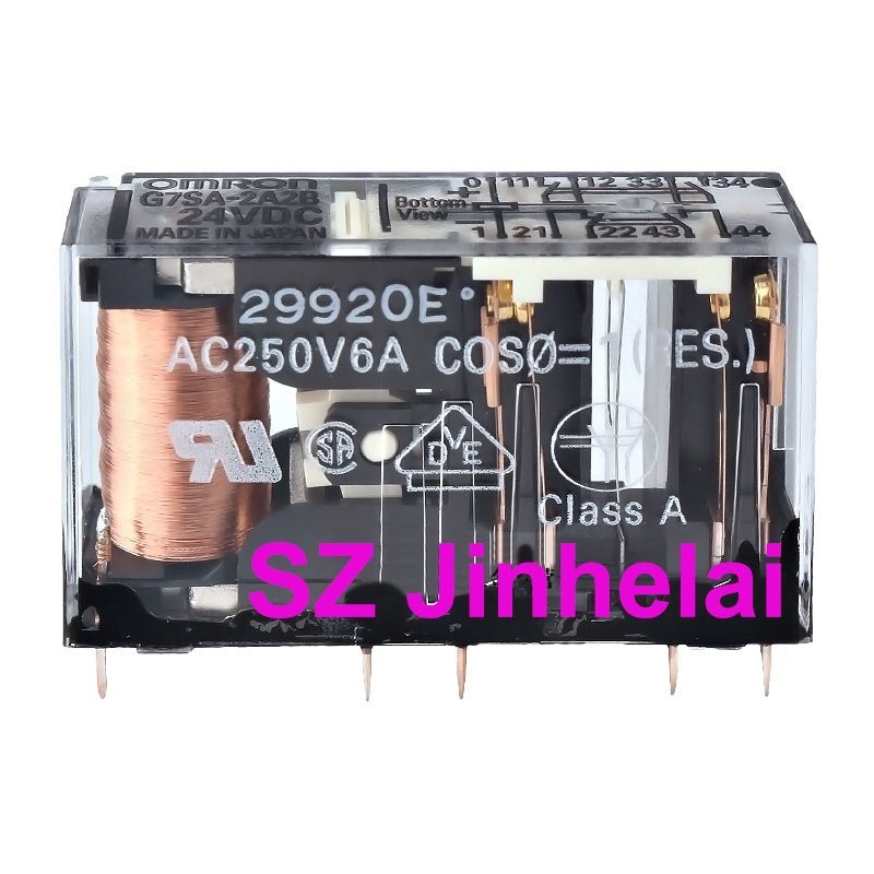 ✧Authentic Original Omron Compact Slim Relays Conforming to EN Standards G7SA-2A2B 24VDC 48VDC