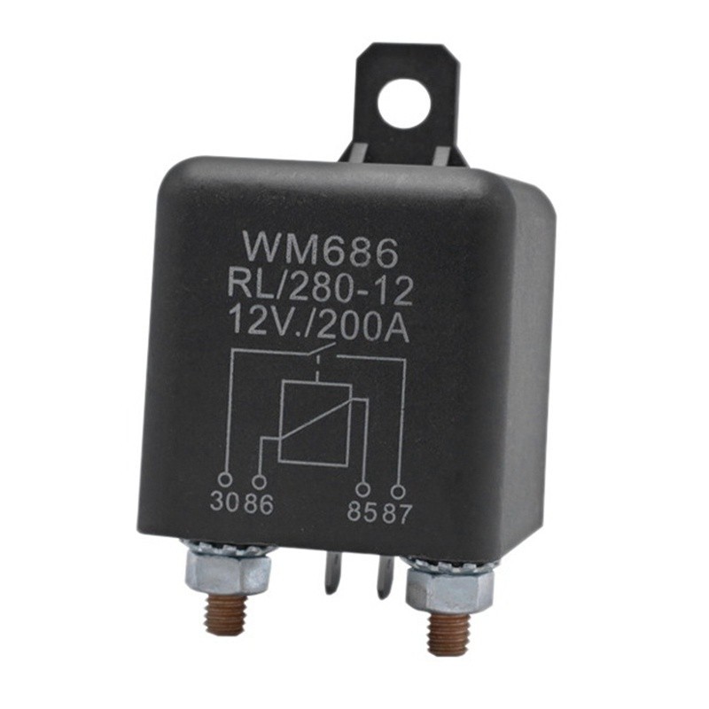 ☆Battery Isolator Relay 12V 4-Pin WM686 Start Relay Car ON/OFF Switch Normally Open Relay RL/280 200