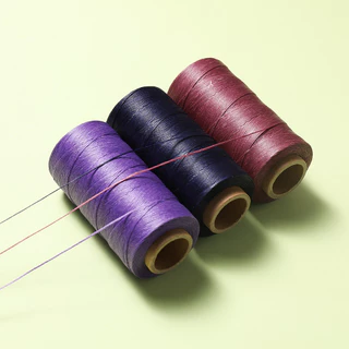 ด้ายขี้ผึ้งแบน 0.8มม. ยาว 10M ด้ายไนลอน สำหรับ DIY สร้อยข้อมือ สร้อยคอ เชือกเทียน งานฝีมือ