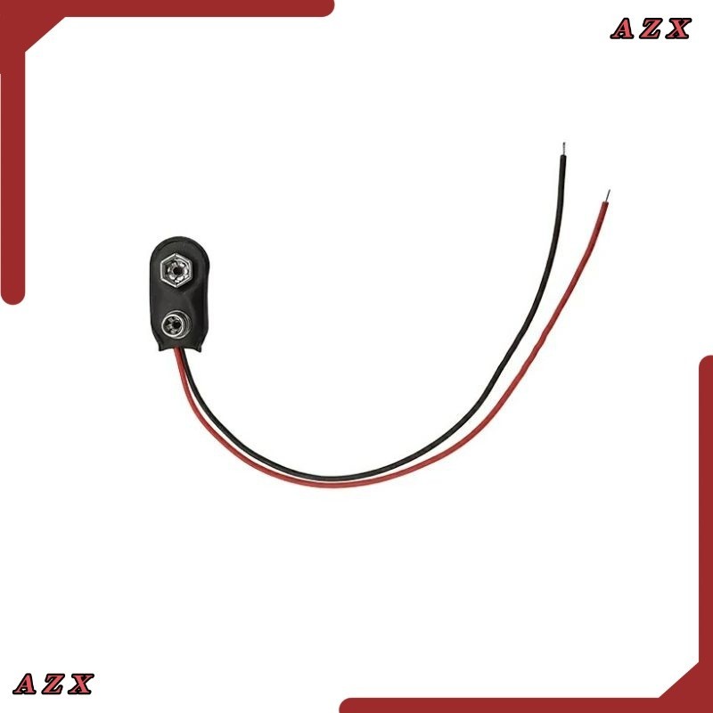 ใน กทม ขั้วถ่าน 9v PP3 MN1604 9V แบตเตอรี่คลิปหัวเข็มขัดขั้วต่อ I เชื่อมต่อสายเคเบิล 9V ขั้วแบตเตอรี