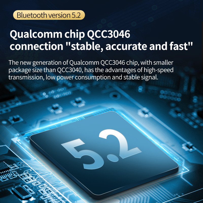 หูฟังเพลง KZ AZ15 Module Bluetooth 5.2 อัพเกรดหูฟังให้ไร้สาย สายอัพเกรด โมดูลบลูทูธ HIFI ชิป QCC3046