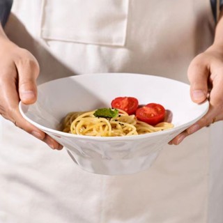 【พร้อมส่ง】ชามเซรามิค ชามก๋วยเตี๋ยว ชามซุป ขาวบริสุทธิ์ ขนาด …