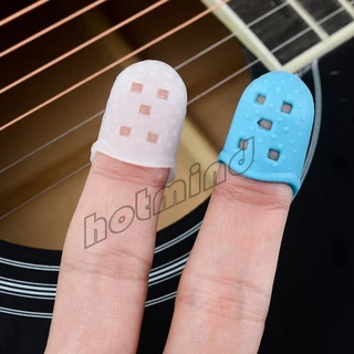 HD ปลอกนิ้วซิลิโคนกันเจ็บนิ้ว สำหรับกีตาร์ เบส อูคูเลเล่ 1ชุด 5 ชิ้น fingerstall