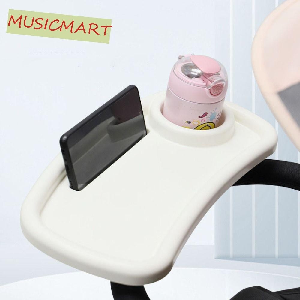 Musicmart Baby Stroller Table Tray, Baby Stroller Table Accessories Cart Pram Snack Tray, Baby Feeding Supplies ที่วางแก้วขวดนมถาดขนมเด็กวัยหัดเดิน