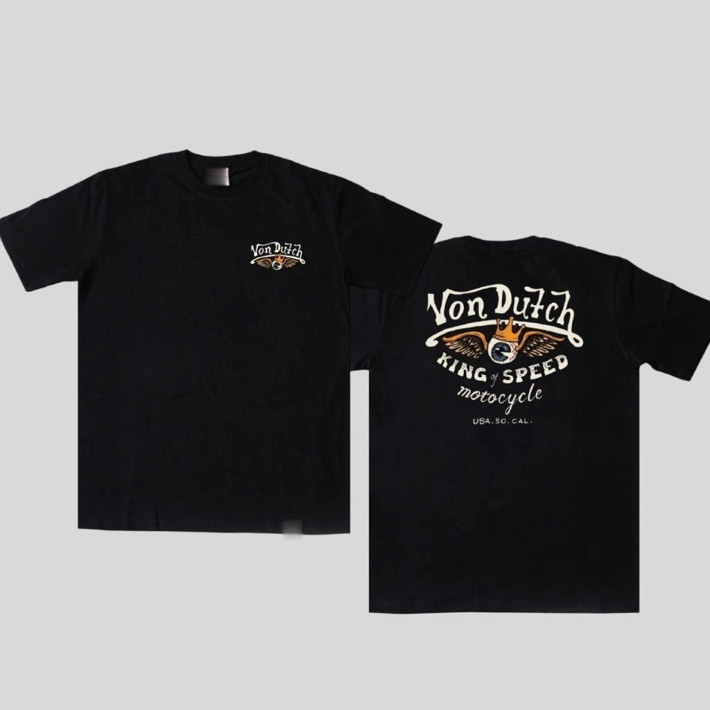 เสื้อยืด Von Dutch 0450 สีดํา