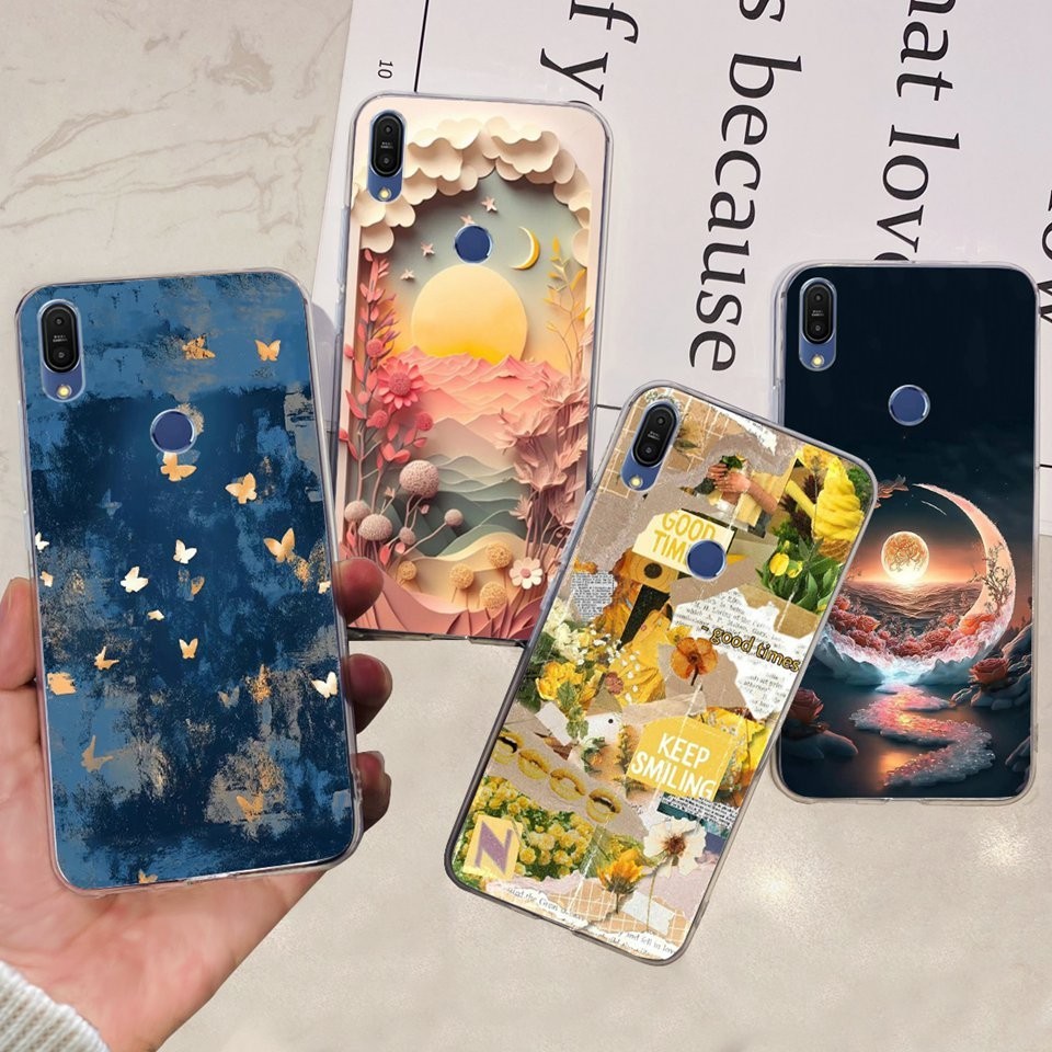 สําหรับ Asus Zenfone Max Pro (M1) ZB602KL X00TD กรณี TPU ซิลิคอนอ่อน Proective กลับสําหรับ Asus ZB60