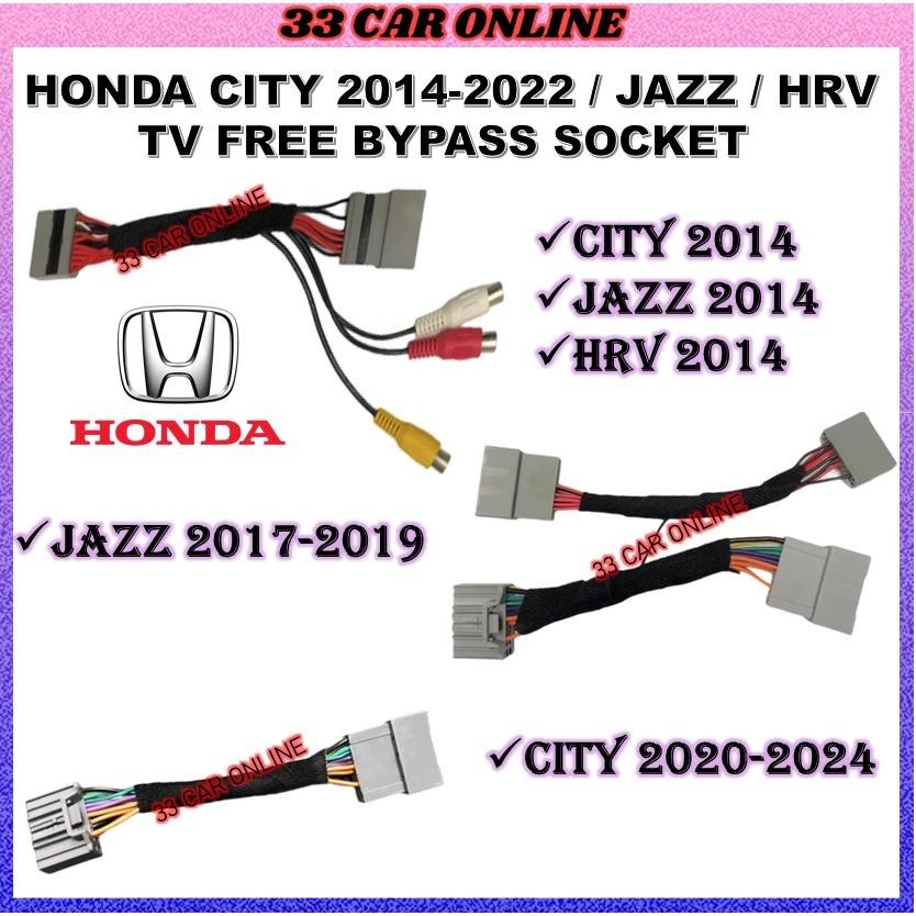 ByPass TV ฟรีซ็อกเก็ตสาย Video In Motion fOR HONDA CITY CIVIC CRV HRV JAZZ